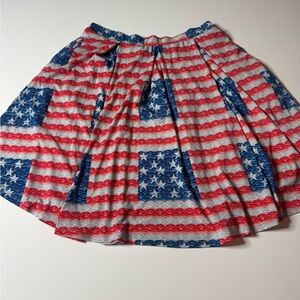 LuLaRoe Stars and Stripes Mini Skirt